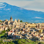 Visit Catania, an impressive city in Sicily View,Of,Militello,In,Val,Di,Catania,With,Mount,Etna